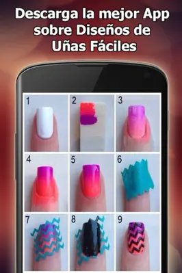 Diseños De Uñas Faciles android App screenshot 0