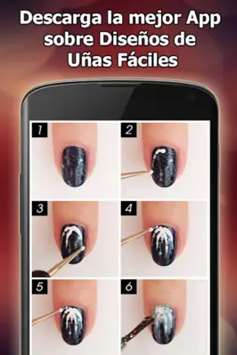 Diseños De Uñas Faciles android App screenshot 1